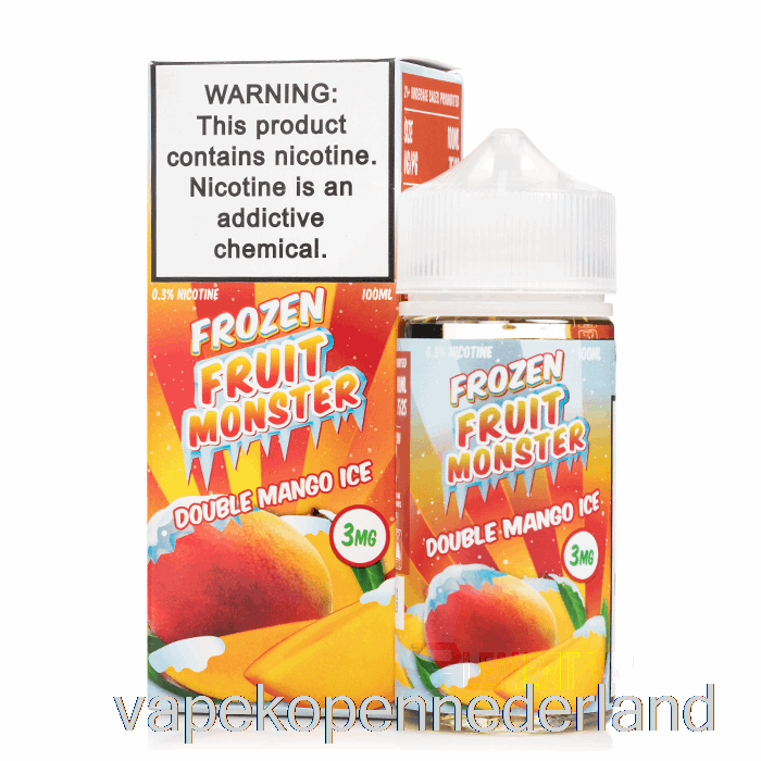 Vape Nederland Ijs Dubbele Mango - Bevroren Fruitmonster - 100ml 3mg